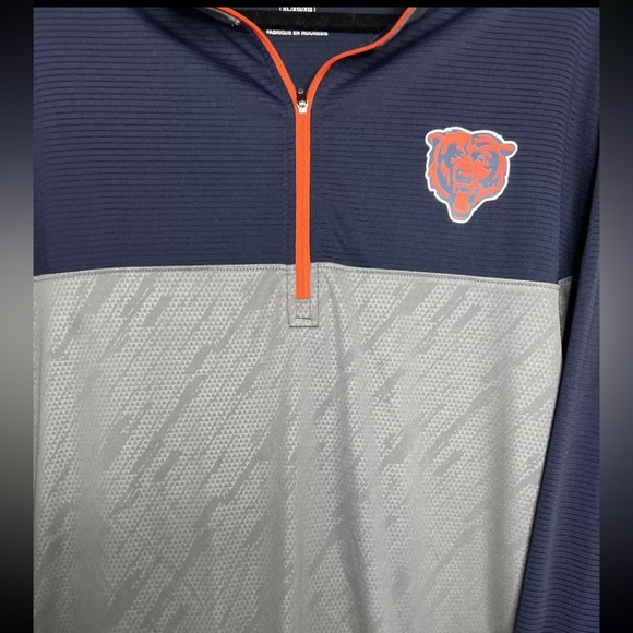 NFL Chicago Bears XL Official Team Apparel TX 3 Cool Pullover Shirt - Picture 3 of 13